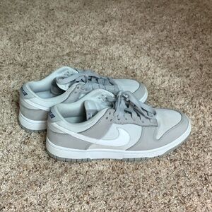 Gray and White NIKE Sneakers